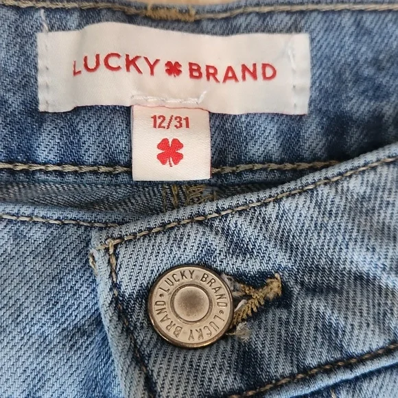 Lucky Brand High Rise Wide Leg Crop - Picture 3 of 6